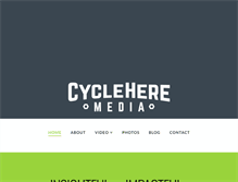 Tablet Screenshot of cycleheremedia.com